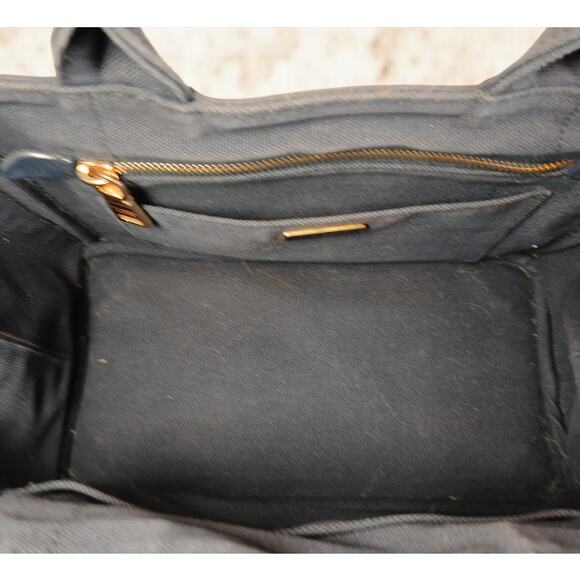 Authentic Prada Canupa Navy Blue Denim Tote Bag MSRP: $1500 - Picture 11 of 16